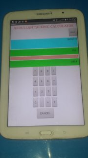 My FIRST Google App Project - TALKING CALCULATOR